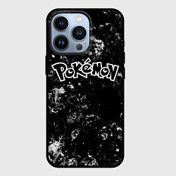 Чехол для iPhone 13 Pro Pokemon black ice, цвет: 3D-черный