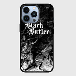 Чехол для iPhone 13 Pro Black Butler black graphite, цвет: 3D-черный