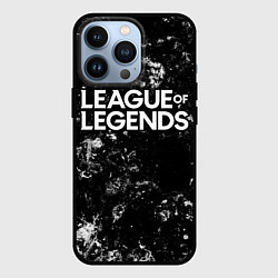 Чехол для iPhone 13 Pro League of Legends black ice, цвет: 3D-черный