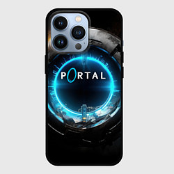 Чехол для iPhone 13 Pro Portal логотип игры, цвет: 3D-черный