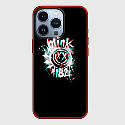 Чехол для iPhone 13 Pro Blink-182 glitch, цвет: 3D-красный