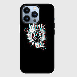 Чехол для iPhone 13 Pro Blink-182 glitch, цвет: 3D-черный