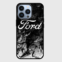 Чехол для iPhone 13 Pro Ford black graphite, цвет: 3D-черный