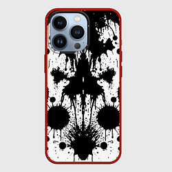 Чехол для iPhone 13 Pro Psychedelic Rorschach test - ai art, цвет: 3D-красный