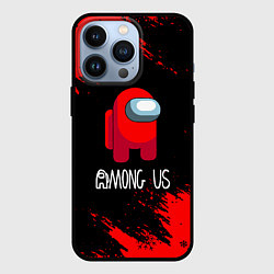 Чехол для iPhone 13 Pro Among us winter steel, цвет: 3D-черный