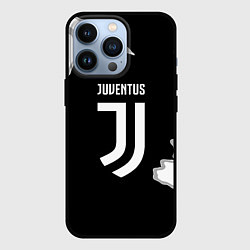 Чехол для iPhone 13 Pro Juventus fc краски, цвет: 3D-черный