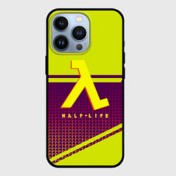 Чехол для iPhone 13 Pro Half life geometry valve logo, цвет: 3D-черный