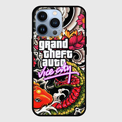 Чехол для iPhone 13 Pro GTA vice city yakudza, цвет: 3D-черный