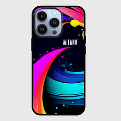 Чехол для iPhone 13 Pro Neon abstraction - Milano, цвет: 3D-черный