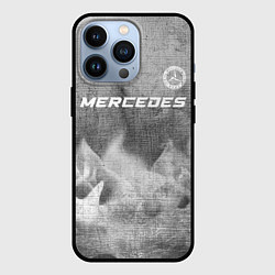 Чехол для iPhone 13 Pro Mercedes - grey gradient посередине, цвет: 3D-черный