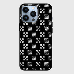 Чехол для iPhone 13 Pro BMW pattern, цвет: 3D-черный