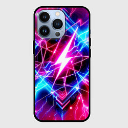 Чехол для iPhone 13 Pro Lightning - neon fantasy, цвет: 3D-черный