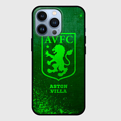 Чехол для iPhone 13 Pro Aston Villa - green gradient, цвет: 3D-черный