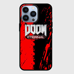 Чехол для iPhone 13 Pro Doom eternal краски, цвет: 3D-черный