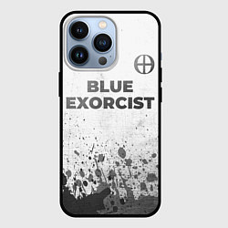 Чехол iPhone 13 Pro Blue Exorcist - white gradient посередине