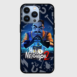 Чехол для iPhone 13 Pro Привет сосед из игры Hello Neighbor, цвет: 3D-черный
