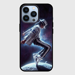 Чехол для iPhone 13 Pro Michael Jackson on the moon, цвет: 3D-черный