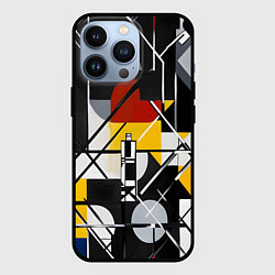 Чехол для iPhone 13 Pro Конструктивизм абстракция, цвет: 3D-черный