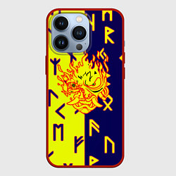 Чехол для iPhone 13 Pro Samurai japan symbol, цвет: 3D-красный