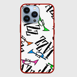 Чехол для iPhone 13 Pro Just jazz in color, цвет: 3D-красный