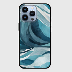 Чехол для iPhone 13 Pro Океан абстракция волны, цвет: 3D-черный