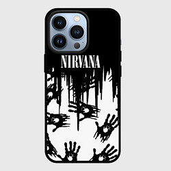 Чехол для iPhone 13 Pro Nirvana rok hand, цвет: 3D-черный