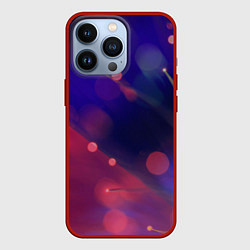 Чехол для iPhone 13 Pro Абстракция - брызги, цвет: 3D-красный