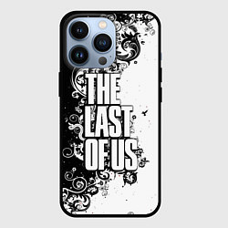 Чехол для iPhone 13 Pro The Last of Us узор чёрно белый, цвет: 3D-черный