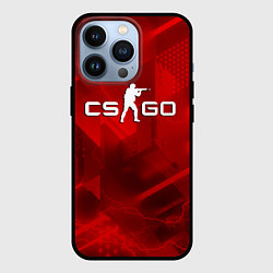 Чехол для iPhone 13 Pro CSGO абстракция, цвет: 3D-черный