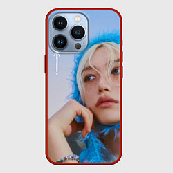 Чехол для iPhone 13 Pro Stray Kids Lixx Ate era, цвет: 3D-красный