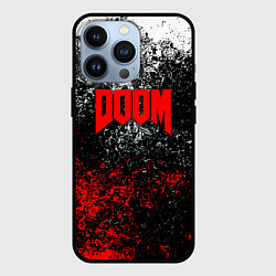 Чехол для iPhone 13 Pro Doom брызги красок, цвет: 3D-черный