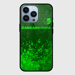 Чехол iPhone 13 Pro Danganronpa - green gradient посередине