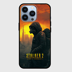 Чехол для iPhone 13 Pro Stalker зараженный город, цвет: 3D-черный