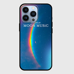 Чехол для iPhone 13 Pro Moon music Coldplay, цвет: 3D-черный