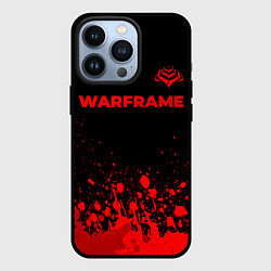 Чехол для iPhone 13 Pro Warframe - red gradient посередине, цвет: 3D-черный