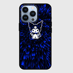 Чехол для iPhone 13 Pro Kuromi blue energy, цвет: 3D-черный