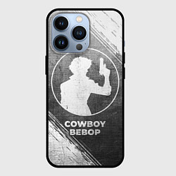 Чехол для iPhone 13 Pro Cowboy Bebop - grey gradient, цвет: 3D-черный