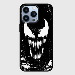 Чехол для iPhone 13 Pro Venom logo, цвет: 3D-черный