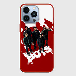 Чехол для iPhone 13 Pro Пацаны в тени семерки The boys, цвет: 3D-красный