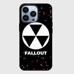 Чехол для iPhone 13 Pro Fallout конфети, цвет: 3D-черный