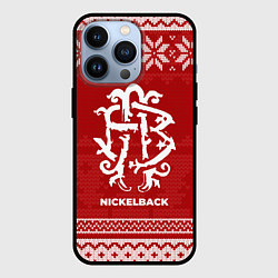 Чехол для iPhone 13 Pro Новогодний Nickelback, цвет: 3D-черный