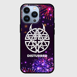 Чехол для iPhone 13 Pro Праздничный Disturbed, цвет: 3D-черный