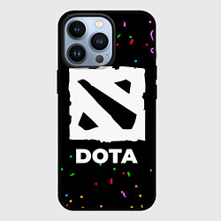 Чехол для iPhone 13 Pro Dota конфети, цвет: 3D-черный
