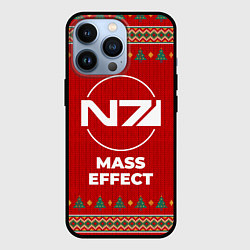 Чехол для iPhone 13 Pro Mass Effect new year, цвет: 3D-черный