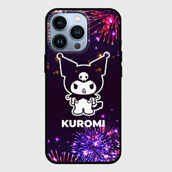 Чехол для iPhone 13 Pro Праздничный Kuromi, цвет: 3D-черный