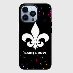 Чехол для iPhone 13 Pro Saints Row конфети, цвет: 3D-черный