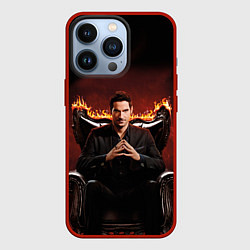 Чехол iPhone 13 Pro Люцифер на стуле