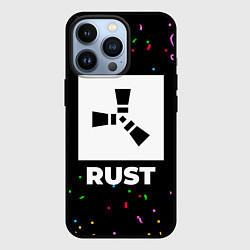 Чехол для iPhone 13 Pro Rust конфети, цвет: 3D-черный