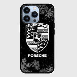 Чехол для iPhone 13 Pro Снежный Porsche, цвет: 3D-черный