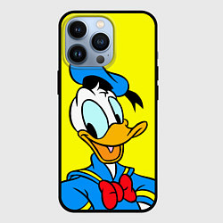 Чехол для iPhone 13 Pro Дональд Дак, цвет: 3D-черный